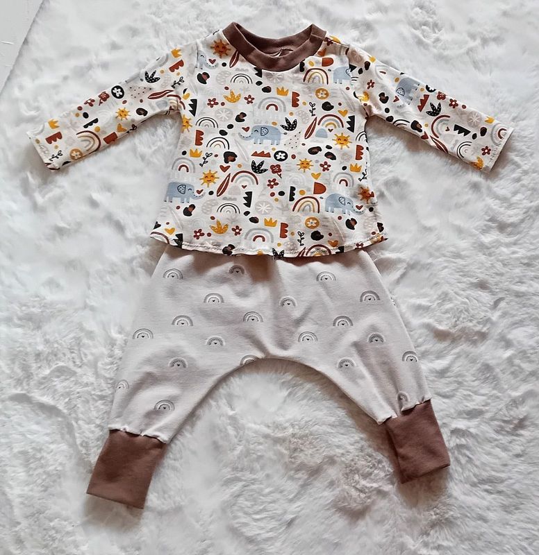Baby Set Pumphose & Pullover SAFARITOUR in Gr. 68/74