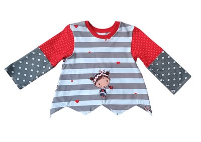 Zipfelpullover Kinder HERZGIRLY in Gr. 80 Zipfelpullover Kinder HERZGIRLY in Gr. 80