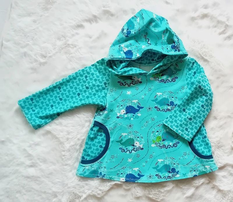 Kapuzenpullover Kinder Hoodie WALE in Gr. 92