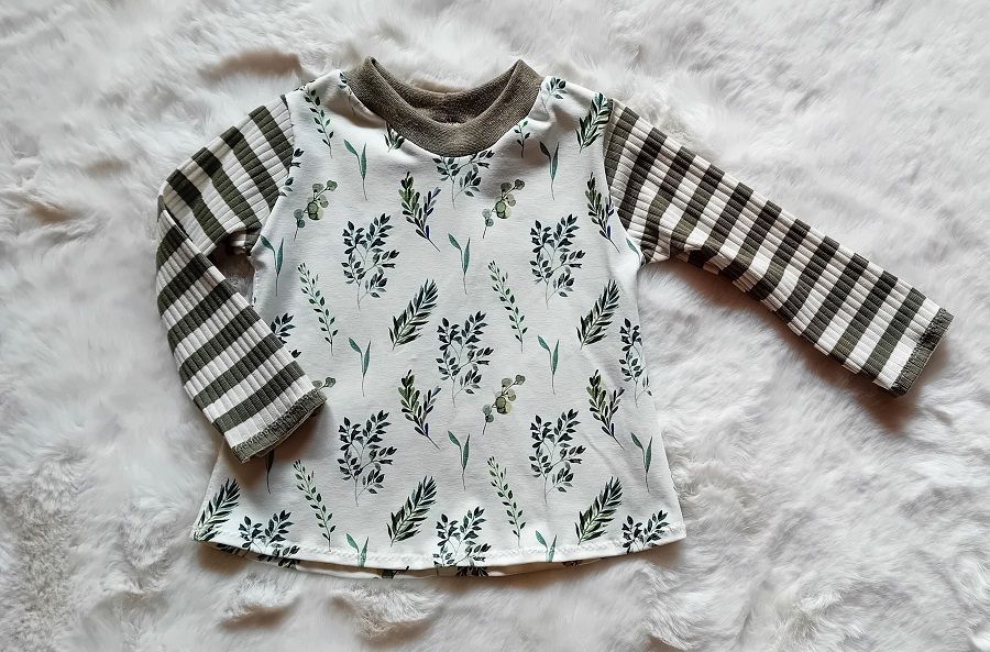 Baby Pullover EUKALYPTUS in Gr. 74