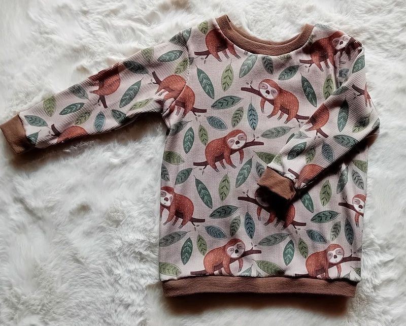 Kinder Pullover FAULTIERE in Gr. 86