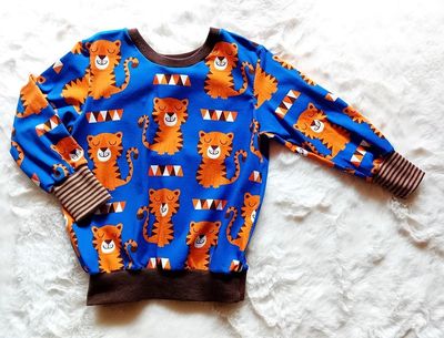 Jungen Pullover  ZIRKUS TIGER in Gr. 92