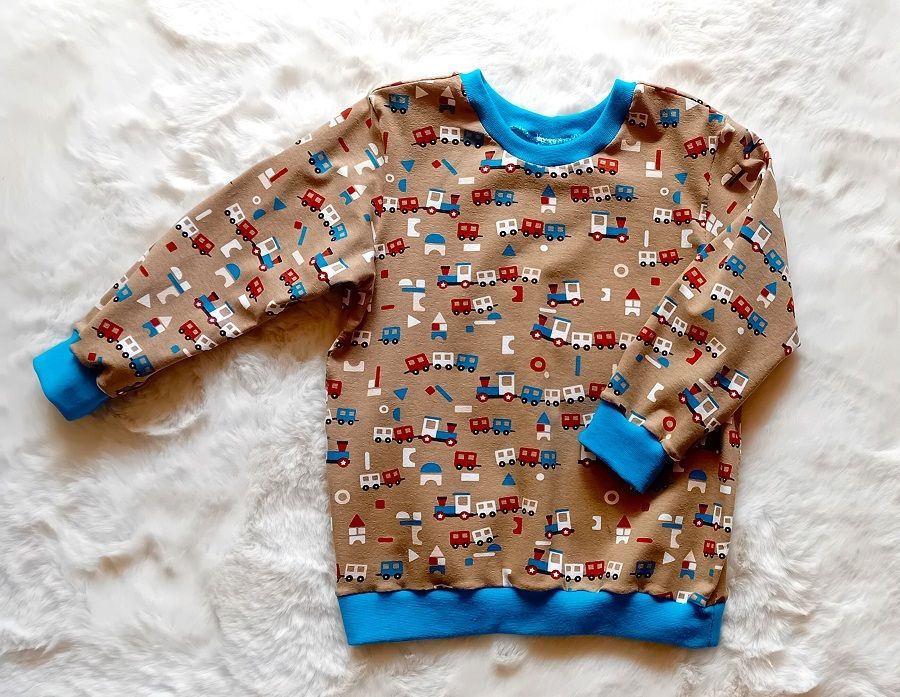 Jungen Pullover EISENBAHN in Gr. 92