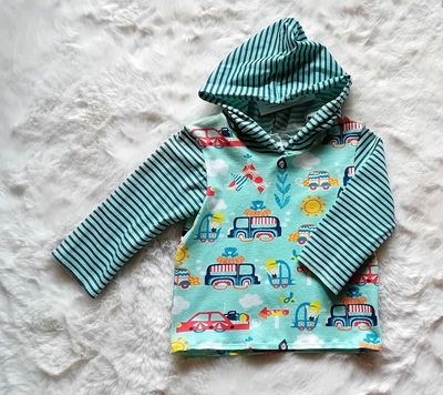 Kapuzenpullover Kinder Hoodie SOMMERAUSFLUG in Gr. 80 Kapuzenpullover Kinder Hoodie SOMMERAUSFLUG in Gr. 80