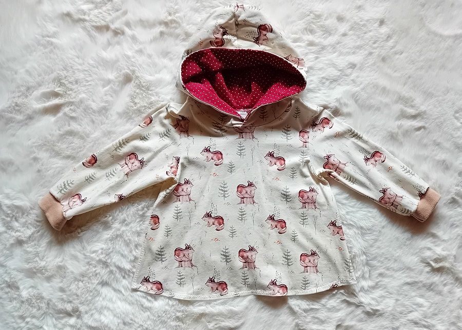 Kapuzenpullover Kinder Hoodie EICHHORN in Gr. 80