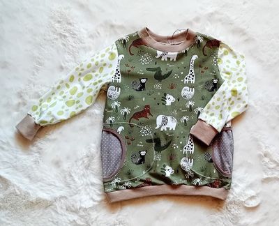 Jungen Pullover DSCHUNGEL in Gr. 98/104