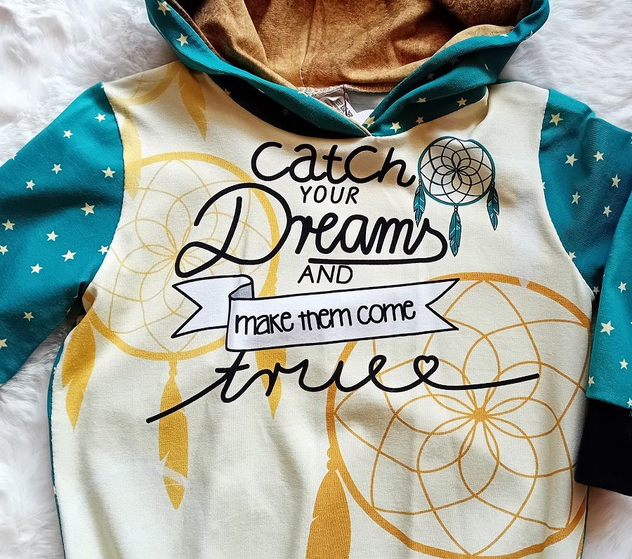 Kapuzenpullover Kinder CATCH MY DREAMS in Gr. 98/104