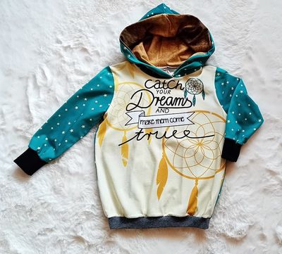 Kapuzenpullover Kinder CATCH MY DREAMS in Gr. 98/104