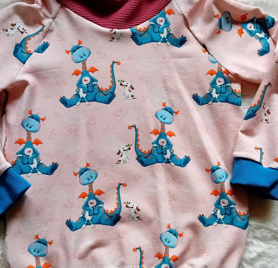 Kapuzenpullover Kinder Hoodie DRACHENKIND in Gr. 110 und 116