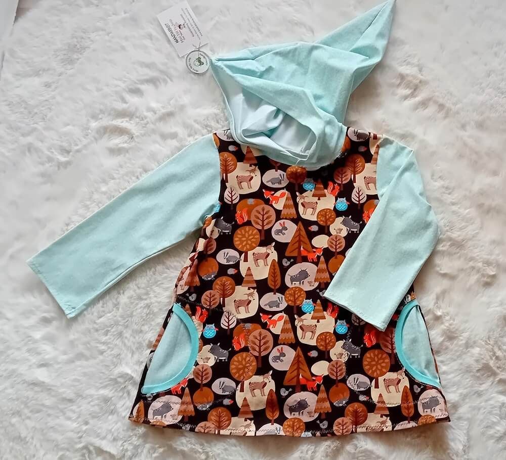 Kapuzenpullover Kinder Hoodie WALDFREUNDE in Gr. 110