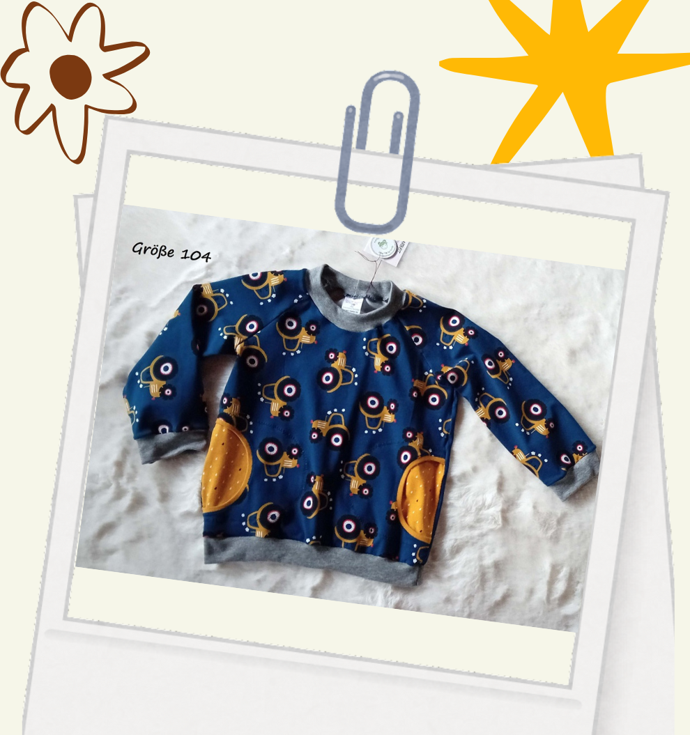 Jungen Pullover TRAKTOR in Gr. 104 und 110