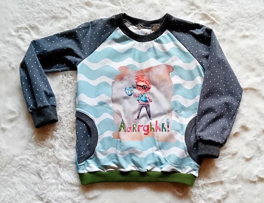 Jungen Pullover PIRAT in Gr. 110
