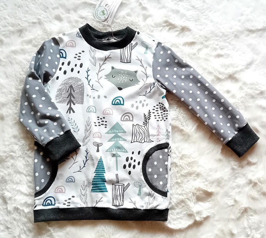 Jungen Pullover WALDTIERE in Gr. 110/116