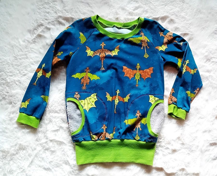 Jungen Pullover DRACHENFLUG in Gr. 110/116