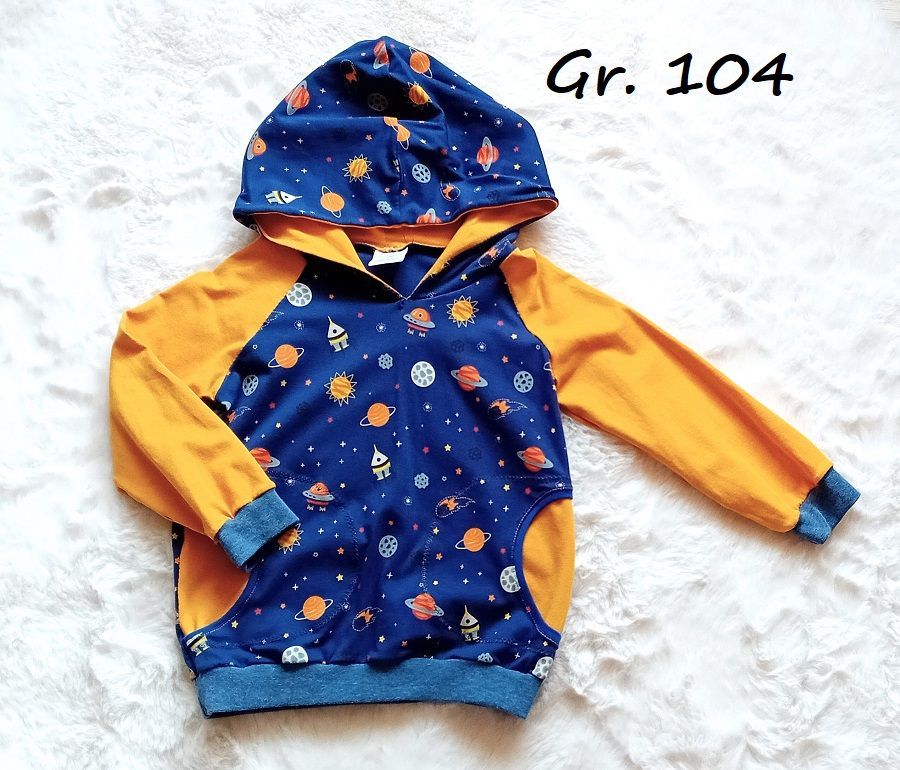 Kapuzenpullover Jungen GALAXY in Gr. 104 und 116