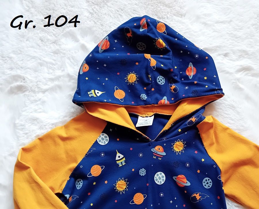 Kapuzenpullover Jungen GALAXY in Gr. 104 und 116