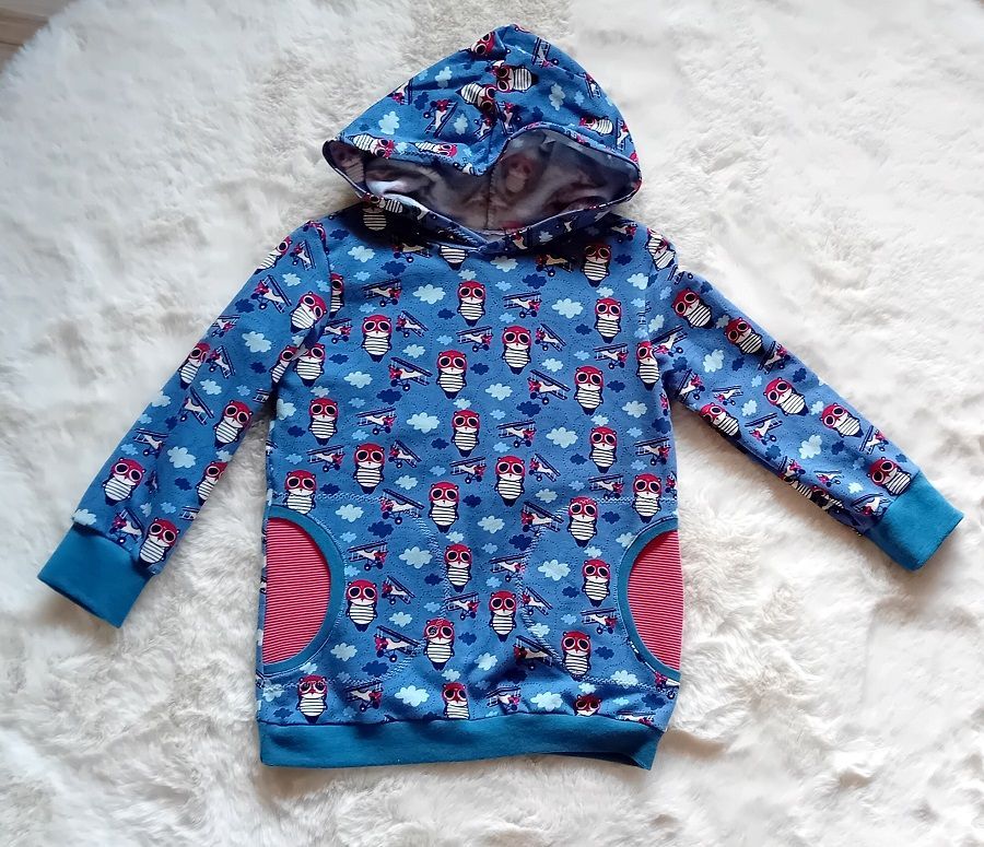Kapuzenpullover Jungen BRUCHPILOTEN in Gr. 110/116