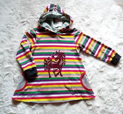 Kapuzenpullover Kinder Hoodie ZAUBERPFERD in Gr. 116