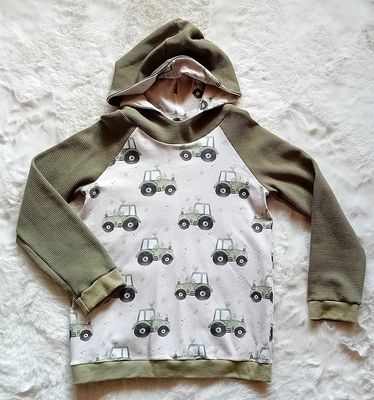 Kapuzenpullover Jungen TRAKTOREN in Gr. 128 Kapuzenpullover Jungen TRAKTOREN in Gr. 128