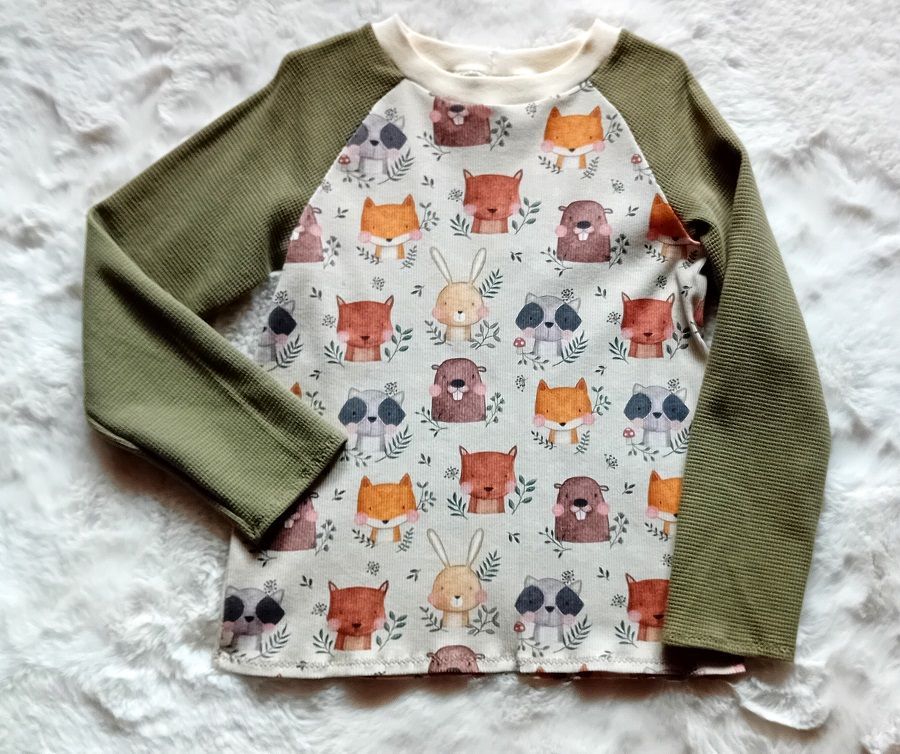 Langarmshirt Kinder WALDLIEBE in Gr. 128 Langarmshirt Kinder WALDLIEBE in Gr. 128
