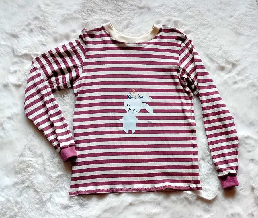 Langarmshirt Kinder GESTREIFT in Gr. 128 Langarmshirt Kinder GESTREIFT in Gr. 128