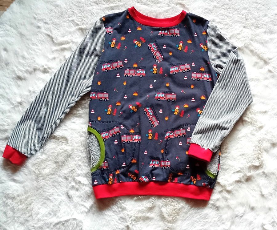 Jungen Pullover  FEUERWEHR in Gr. 98 und 134/140