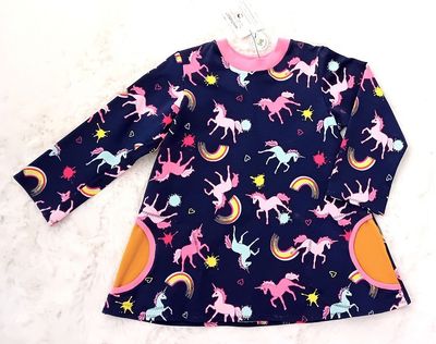 Kinderpullover langarm EINHORN in Gr. 116