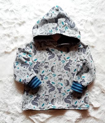 Kapuzenpullover Kinder WALDFREUNDE in Gr. 86 Kapuzenpullover Kinder WALDFREUNDE in Gr. 86