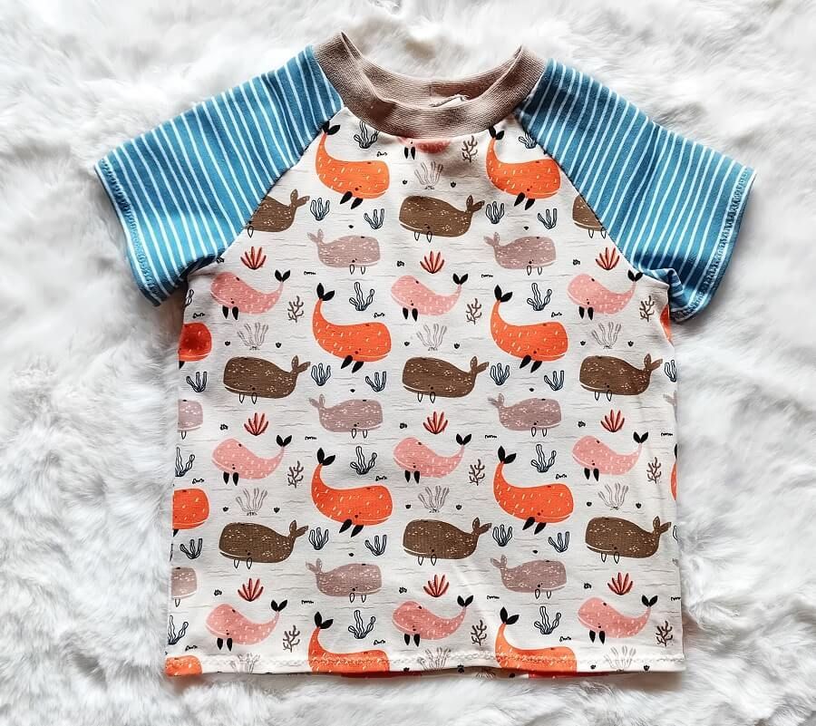Kinder T-Shirt WALE in Gr. 80