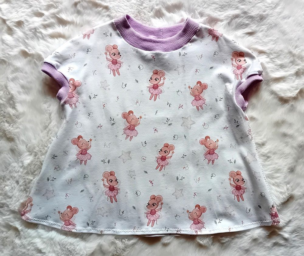 Kinder Tunika Shirt ZAUBERMAUS in Gr. 86/92