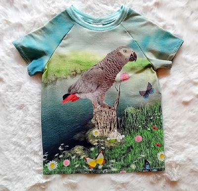 Kinder T-Shirt PAPAGEI in Gr. 92 Kinder T-Shirt PAPAGEI in Gr. 92