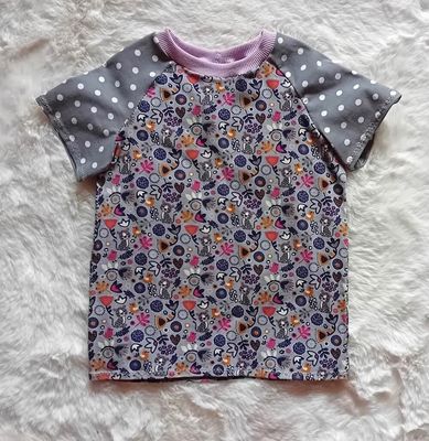 Kinder T-Shirt KATZEN in Gr. 104