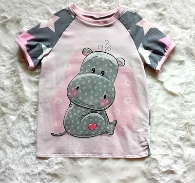 Kinder T-Shirt NILPFERD in Gr. 110 Kinder T-Shirt NILPFERD in Gr. 110