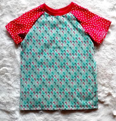 Kinder T-Shirt ROSEN in Gr. 122