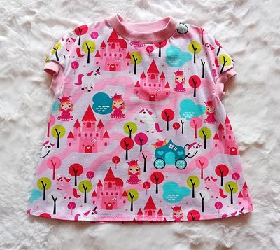 Kinder Tunika Shirt TRAUMSCHLOSS in Gr. 86/92