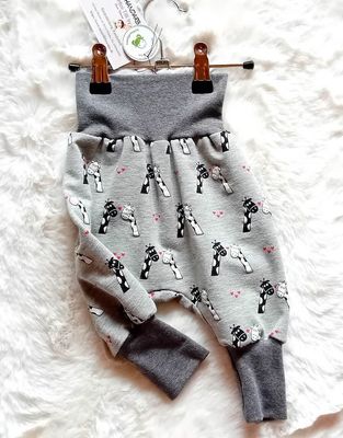 Baby Pumphose GIRAFFEN in Gr. 62/68 Baby Pumphose GIRAFFEN in Gr. 62/68