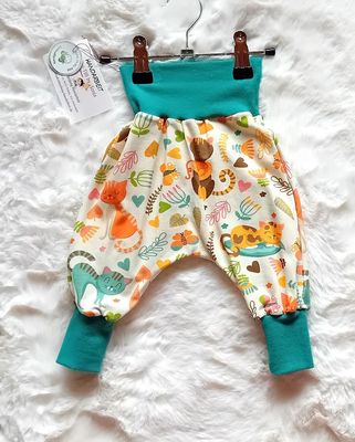 Baby Pumphose KATZEN in Gr. 56/62 Baby Pumphose KATZEN in Gr. 56/62