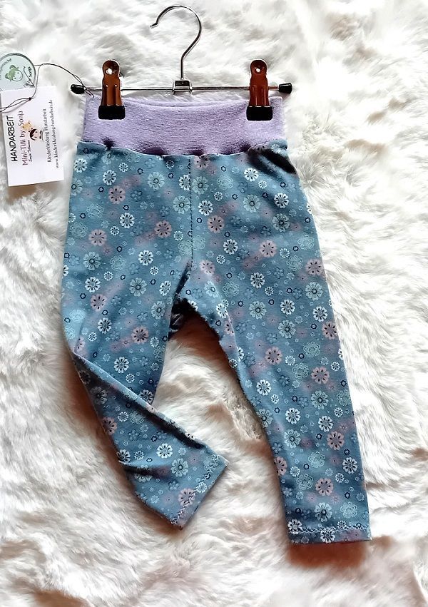 Baby Leggings BLUMEN in Gr. 74