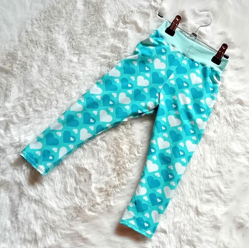 Kinder Leggings HERZEN in Gr. 80