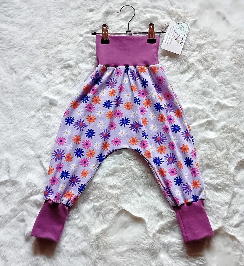 Pumphose Kinder BLUMEN in Gr. 86/92