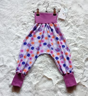 Pumphose Kinder BLUMEN in Gr. 86/92