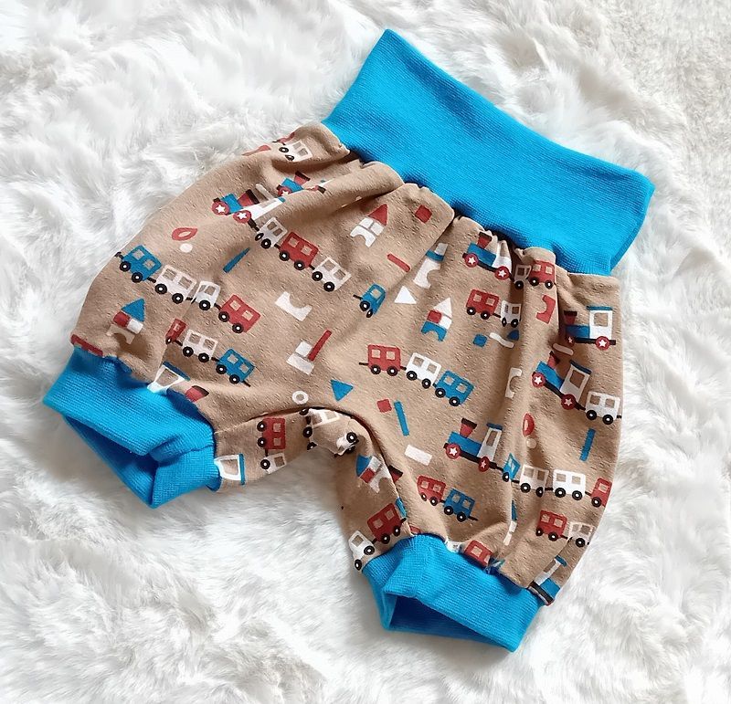 Babyshorts EISENBAHN in Gr. 56/62 Babyshorts EISENBAHN in Gr. 56/62