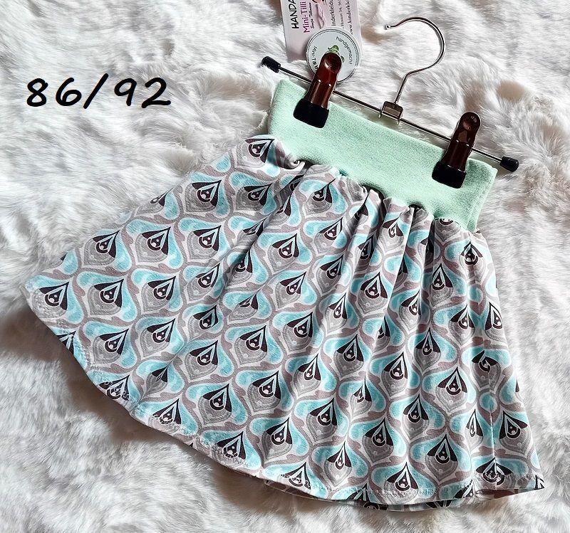 Kinderrock Tellerrock SOMMERWALZER MINT in Gr. 86 bis 116 Kinderrock Tellerrock SOMMERWALZER MINT in Gr. 86 bis 116