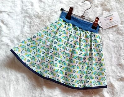 Kinderrock Tellerrock VOGELGESANG in Gr.  98/104 Kinderrock Tellerrock VOGELGESANG in Gr.  98/104