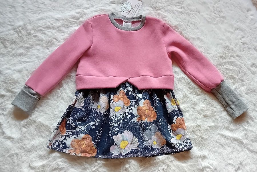 Girly Sweater  BLUMEN in Gr. 110