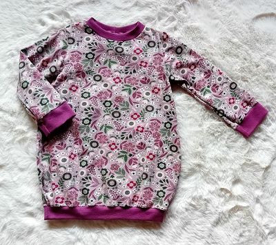 Ballonkleid Kinder BLUMENWIESE in Gr. 86/92 Ballonkleid Kinder BLUMENWIESE in Gr. 86/92