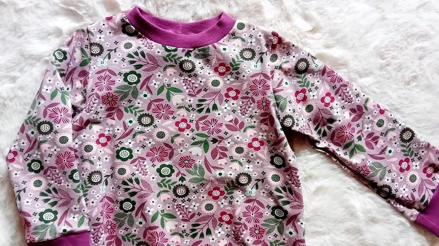 Ballonkleid Kinder BLUMENWIESE in Gr. 86/92