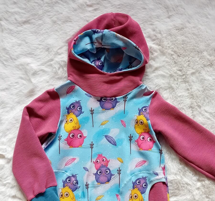 Ballonkleid Kinder LUSTIGE MONSTER in Gr. 98/104