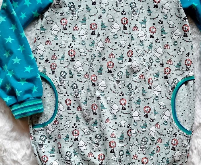 Ballonkleid Kinder ZIRKUS in Gr. 110/116