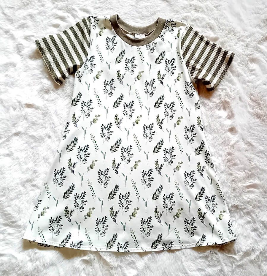 Kinderkleid Sommerkleid EUKALYPTUS in Gr. 134